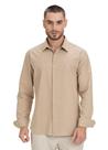 Camisa Social Unique Chess Slim Fit Premium Arrow - Khaki