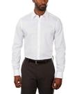 Camisa social Van Heusen Slim Fit, gola flexível, branca elástica
