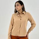 Camisa Sol Modas Manga Longa Feminina