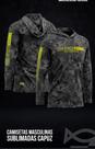 Camisa Sublimada Capuz Blak - P