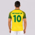 Camisa Super Bolla Copa Trivela Brasil Amarela 10 Neymar Jr Camisa Super Bolla Copa Trivela Brasil Amarela 10 Neymar Jr