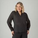 Camisa susie chiffon detalhe ombro feminino