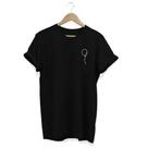Camisa T-Shirt Feminina Minimalista Balão Estampa Básica Baby Look Camisa T-Shirt Feminina Minimalista Balão Estampa Básica Baby Look
