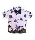 Camisa Temática Batman Branco G (5-7 Anos)