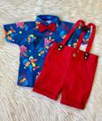 Camisa Temática Pocoyo Azul Camisa Temática Pocoyo Azul
