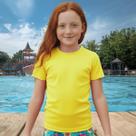 Camisa Térmica Infantil Menina Manga Curta Proteção Solar Segunda Pele de 2 a 12 anos Uv50+