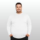 Camisa Térmica Plus Size Proteção Solar Uv 50+ Camiseta Masculina Manga Longa Segunda Pele Frio e C