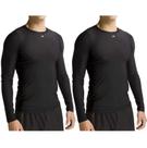 Camisa Térmica Proteção UV Segunda Pele Compressão Tamanho Normal e Plus Size Manga Longa Kit Com 2 Unidades Kanxa