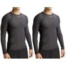 Camisa Térmica Proteção UV Segunda Pele Compressão Tamanho Normal e Plus Size Manga Longa Kit Com 2 Unidades Kanxa