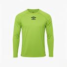 Camisa Térmica Umbro Clubes 2024 Masculino Tamanho:PCor:Verde LimãoGênero:Masculino
