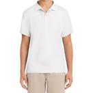 Camisa tipo polo IZOD de manga corta para hombre, blanca