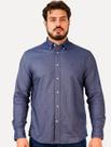 Camisa Tommy Hilfiger Masculina Regular Core Oxford Marinho Mescla Camisa Tommy Hilfiger Masculina Regular Core Oxford Marinho Mescla