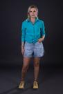 camisa tricoline azul - TAM M camisa tricoline azul - TAM M