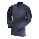 Camisa Tru-Spec T.R.U. con cremallera 1/4 táctica azul marino talla pequeña
