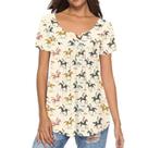 Camisa túnica Showudesigns Horse Racing para mulheres plus size XL
