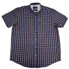 Camisa Txc Masculina Manga Curta Xadrez Azul