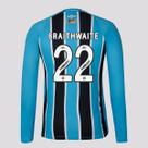 Camisa Umbro Grêmio I 2025 Manga Longa 22 Braithwaite Camisa Umbro Grêmio I 2025 Manga Longa 22 Braithwaite
