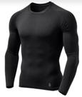 Camisa uv 50+ manga longa térmica masculina camiseta malha fria