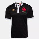 Camisa Vasco Oficial III 2023 Kappa Masculina - Camisas Negras