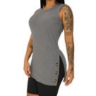 Camisa Vest Legging Regata Tapa Bumbum Malha Canelada