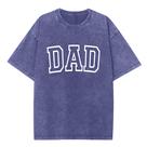 Camisa vintage de algodão lavado com ácido NICNZQI Oversize DAD para homens