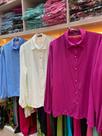Camisa viscolinho femenina