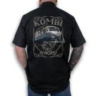 Camisa Workshirt Preta Custom Kombi VW Old School No Remorse Camisa Workshirt Preta Custom Kombi VW Old School No Remorse