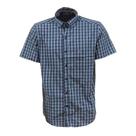 Camisa Xadrez Azul Marinho Masculina Manga Curta Smith Brothers 39286