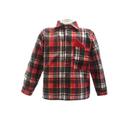 Camisa Xadrez Bambolê Flanela Com Lenço Estampa Sortida