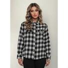 Camisa Xadrez Blusa feminina