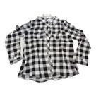 Camisa Xadrez Feminina Branco e Preto Festa Junina Arraial LU8631 RCH