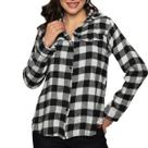 Camisa Xadrez Feminina Tecido Leve Comfort Casual Premium
