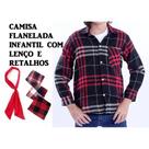 Camisa xadrez Flanelada tamanho teen do 10 ao 16 cores variadas festa junina