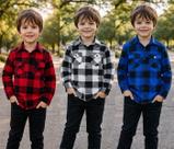 camisa xadrez infantil flanelada manga longa menino unissex camisa festa junina flanela