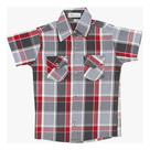 Camisa Xadrez Infantil Manga Curta 1 Ao 16.