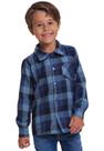 Camisa Xadrez Junina Azul Menino Muvilê 1 a 3 Camisa Xadrez Junina Azul Menino Muvilê 1 a 3
