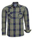 Camisa Xadrez Manga Longa Amil Comfort 2 Bolsos Algodão 1885 Camisa Xadrez Manga Longa Amil Comfort 2 Bolsos Algodão 1885