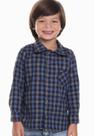Camisa Xadrez Masculina Azul de flanela Junina Muvilê Camisa Xadrez Masculina Azul de flanela Junina Muvilê