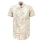 Camisa Xadrez Masculina Bege TXC 38301