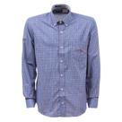Camisa Xadrez Masculina Manga Longa Azul Austin 37536 Camisa Xadrez Masculina Manga Longa Azul Austin 37536
