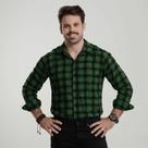Camisa Xadrez Masculina Manga Longa Casual Social Inverno Confortável Moda Outono Inverno Estilo Cou Camisa Xadrez Masculina Manga Longa Casual Social Inverno Confortável Moda Outono Inverno Estilo Cou