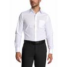 Camisa XPIZH de manga larga con bolsillo blanco elástica