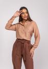 Camisão Alfaiataria M/L Com Bolsos Bege Salvatore