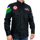 Camisao Radade Barretos Bordada Manga Longa