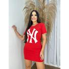 camisao vestido oversived vermelho tam P