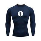 Camisas De Compressão Gráficas De Manga Longa Para Homens, Secagem Rápida, Para Treino Na Academia E Camisas De Compressão Gráficas De Manga Longa Para Homens, Secagem Rápida, Para Treino Na Academia E