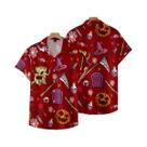 Camisas De Verão Casuais Para Homens plus Size Com Estampa 3D De Caveira Para O Halloween 2024