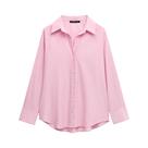 Camisas Femininas de Manga Comprida com Botões - Blusas para Primavera/Verão Camisas Femininas de Manga Comprida com Botões - Blusas para Primavera/Verão