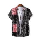 Camisas Havaianas De Manga Longa Com Estampa 3D De Grafite Floral Para Homens E Crianças, Moda