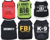 Camisas para cachorros para meninos e cães, 6 peças para cães pequenos